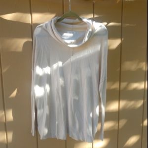 RD style Cowl Neck Zip Sleeves Sweater